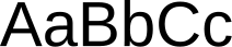 schreefloos lettertype 