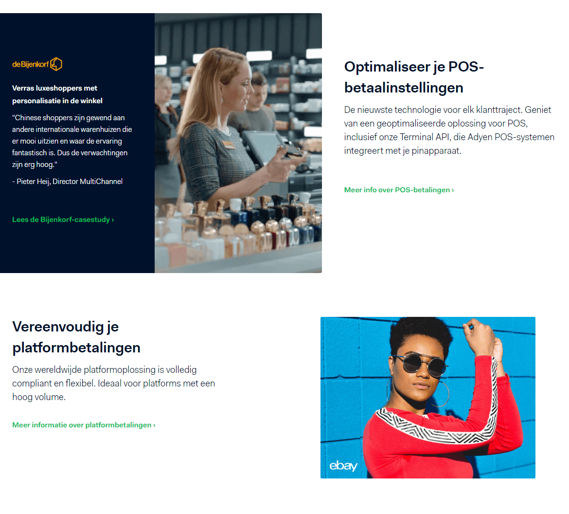 Merkarchetype Creator marketing Adyen