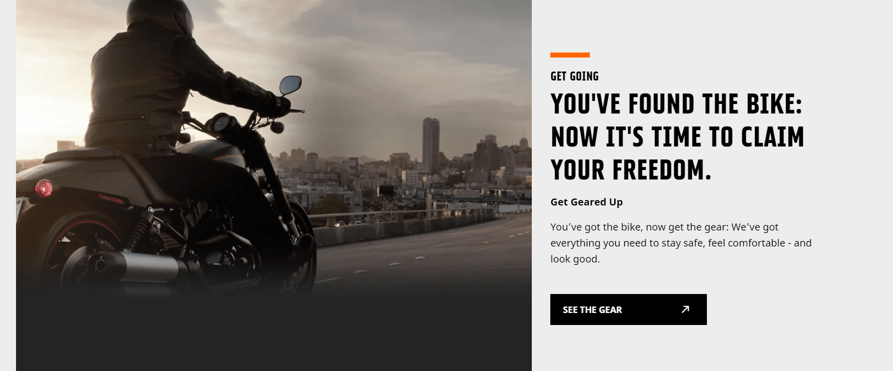 Harley-Davidson, dé klassieke Outlaw op zoek naar vrijheid.
