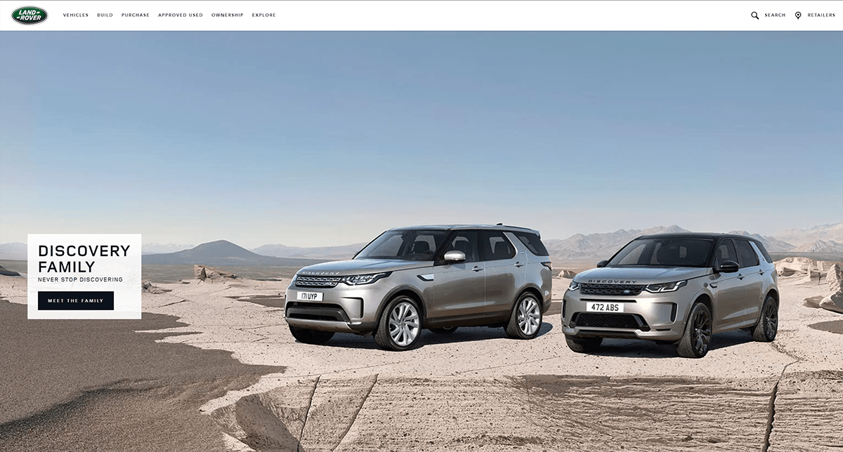 explorer merk archetype land rover discovery