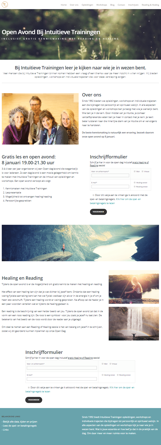 online marketing campagne landingspagina opbouw